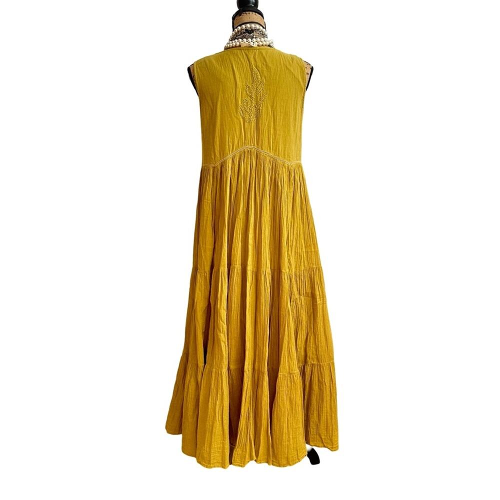 TALISMAN women's 100% cotton maxi sleeveless dress - Australia - SIZE M - MEDIUM - Picture 2 of 14
